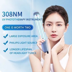 Dispositivi per la cura del viso Dispositivo LED UVB 311nm Luce P oterapia per vitiligine psoriasi eczema problemi della pelle trattamento lampada ultravioletta 110 V 120 V 231213
