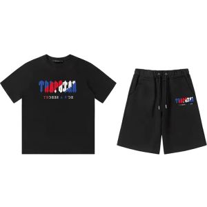 男子デザイナージョギングカジュアルな半袖セットスポーツパンツストリート服プルオーバーTシャツスポーツウェア