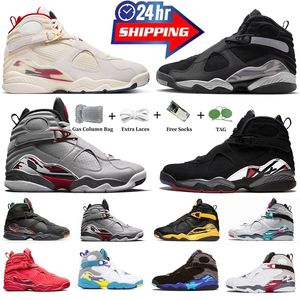 Jumpman 8 8s Sapatos de Basquete Sapatilhas Homens Sneaker 3M Reflexivo Três Turfa South Beach Raid Paprika COUNTDOWN PACK Aqua Taxi Mens Treinadores Esportes Sapato 40-47