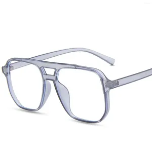 Sunglasses Larg Blue Light Filter Glass Anti Glare Eyestrain Eyeglasses With For Ladies Trendy Decoration
