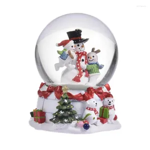 Party Decoration Christmas Gift Snow Globe Crystal Ball Music Box Harts Valentine's Day Home Decor Collectbles 4 Färgglada ljus