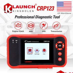 Ferramentas de diagnóstico Launch X431 Creader Vii Plus Viiadd Code Reader Obd2 Obd 2 Scanner Crp123 Obdii Ferramenta Motive Scan Drop Delivery Mobi Dhkn0