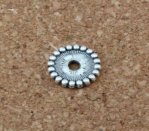 MIC 500 Stück Antiksilber Dots Rim Rondelle Spacer Perlen 115X115mm DIY Schmuck D322355765