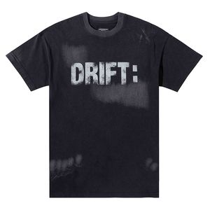 Designer Toupeira de camiseta coreana Drift Tirada Camise