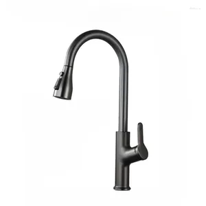 Kitchen Faucets Faucet Household And Cold Water Vegetable Wash Basin Washbasin Sink Rotatable Pull-out Multifunctional
