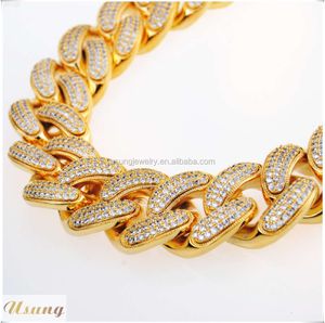 Vvs Moissanite Diamond 925 Cuban Link Chain 10mm 12mm 14mm 18mm Hip Hop Necklace Men Jewelry