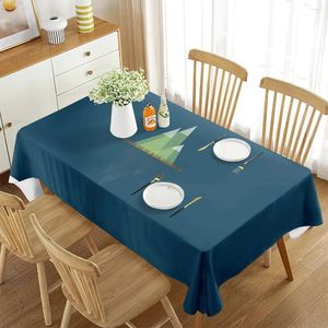 Table Cloth Printed Tablecloth With Simple Style Restaurant Decoration Black And White Rectangular