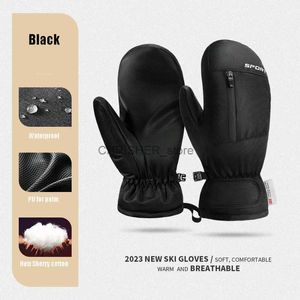 Skihandschuhe Winter Outdoor warme Skihandschuhe professioneller Touchscreen innen fünf Finger Einzel-Doppelbrett rutschfest wasserdicht ReitenL23118