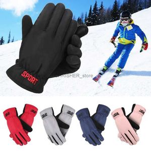 Skihandschuhe Winter New Snow Warme Handschuhe für Damen Herren Ski Snowboard Winddichte wasserdichte Fäustlinge Erwachsene verdicken warme Handschuhe Winter MustL23118