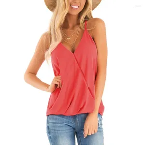 Women's Tanks Classic Style Solid Color Tank Top Women Summer Red Camis Ladies Oversize Casual Vest Minimalism Tops Clothing