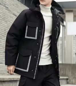 Designer puffer jacket designers coat mens jackets 2023 new white duck down hooded down cotton-padded jacket winter couples matching warm thick coats z6