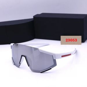 Спортивные очки Prad Солнцезащитные очки для женщин Солнцезащитные очки для мужчин Евро-американский стиль досуга Модные спортивные очки для мужчин и женщин дизайнерские оттенки uv400