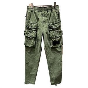 Calças de carga masculinas TopStoney Liew Army Tactical Multi-Pocket Trousher Trend masculino calça de carga reta masculina calça perna as calças casuais táticas do exército