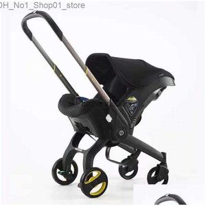 Passeggini # Passeggini Passeggino Seggiolino auto per carrozzine appena nati Infantile con carrello di sicurezza Carrello leggero 3 in 1 Sistema di viaggio Drop Delivery Bambini Dhi1M Q231215