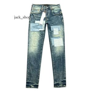 Jeans viola Designer Jeans Uomo Donna Viola Ksubi Jeans High Street Retro Paint Spot Piedi sottili Micro elastico Jeans viola Designer 567