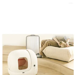Dog Apparel Fully Automatic Litter Box Oversized Electric Enclosed Cat Supplies Splash-Proof