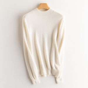 Cashmere sweater Women's 100 pure cashmere half turtleneck base sweater cashmere sweater thin knit