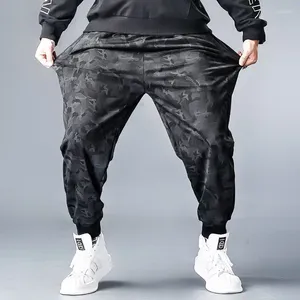 Erkekler için Pantolon Erkekler için Sıradan Spor Nefes Alabilir Hızlı Kuru Erkekler Joggers Kamuflaj Sweatpants Büyük Yağ Pantolonları 5xl