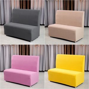 Chair Covers Polar Fleece Sofa Cover for el Restaurant Stretch Spandex Sofa Covers Non Slip Armless Couch Slipcovers Internet Bar Cafe 231213