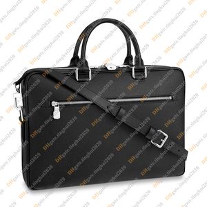 Män mode casual designe lyx porte dokument väska affärspåse portfölj resväska datorväska duffel väska tote handväska topp spegel kvalitet m33441 handväska påse