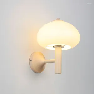 Wall Lamp LED Mushroom Ins Kids Room Bedside Night Light Creative Atmosphere Lighting