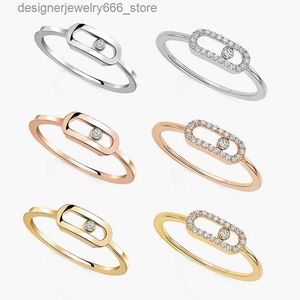 Band Rings S925 Sterling Silver Women's Rings Single Diamond Ring Fashion Luxury Jewelry 1 1 Birthday Gift Free Shipping Q231214