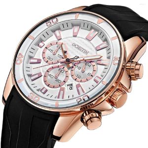 ساعة معصم 2023 Ochstin Mens Watches Top Sport Sport Must Wast Watch Watch Chronograph Quartz Clock Clock Relogio Maschulino