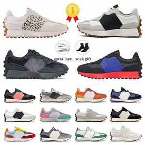 NYA 327 ATLETISKA DESIGNERSKOR MENSKA KVINNA SAS Salt Turtledove Moonbeam Munsell White Green Team Red Sports Sneakers Walking Trainer