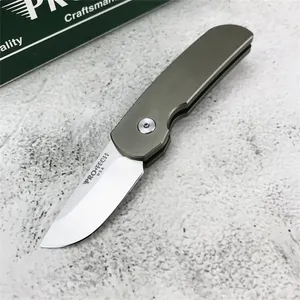3 Color Protech 2203 Mini Godfather AUTO Folding Knife Stainless Steel Blade T6-6061 Aluminum Alloy Tactical Automatic Knifes Outdoor Survival Defense Knives 3300