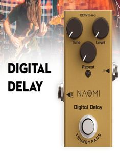 Mini Digital Effect Guitar Effect Pedal Pojedynczy opóźnienie cyfrowe DC 9V True Bypass New Effect Pedal5706568