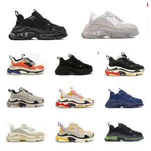 Designers Crystal Bottom 17w Women Mens Casual Shoes Black White Red Blue Brand Paris Flat Newests Dad Platform Luxury Triple S Multi-color Trainers Sneakers S14