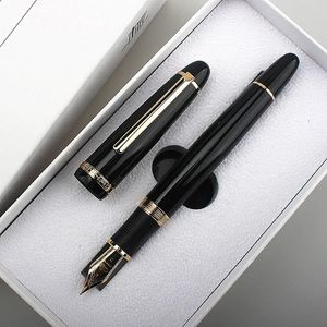 Çeşme kalemleri metal jinhao x850 kalem siyah altın uçları okul malzemeleri ofis iş yazma mürekkep hediye kırtasiye 231213