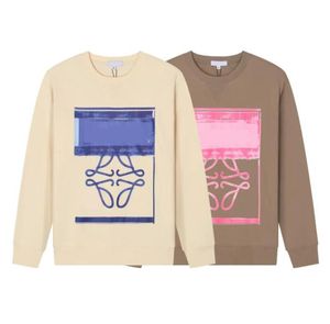 Luźne designerskie bluzy bluzy bluzy wiosenne sprężyste zworki z długim rękawem męskie topy ubrania z literami drukowania m-2xl