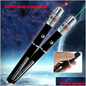 Flashlights Torches Flashlights Torches Portable 5Mw 630Nm Red Laser 405 Uv Pen Pointer 3 Colors Band Powerf Military Light Profession Dhxfv