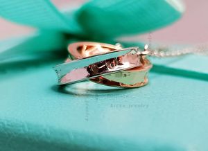 Дизайнерское кольцо 1837 Ожерелье для женщин и мужчин стерлингового серебряного высококачественного роскошного ювелирного украшения моды моды Тренд Пара годовщины подарки Т -кольцо ожерелье любовные кольца ожерелье