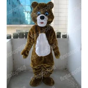 Halloween Brown Bear Mascot Costume Cartoon Anime Theme Character Unisex vuxna storlek reklam rekvisita julfest utomhus outfit kostym