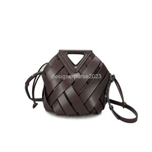 Ombro Nova Bolsa de Ponto de Malha Bolsas Vbottega Totes Outono / Inverno Triângulo Portátil Designer de Couro Bolsa Única Feminina Crossbody Grande Capacidade Mulheres Z2JW