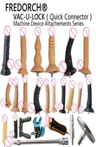 Nxy Dildos Dongs Fredorch Premium Sex Machine F6 Plus Attachments Different Types Dildo Suction Cup Vagina for Men and Women Toys 7585923