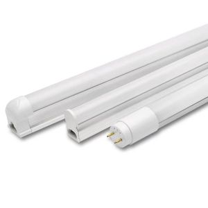 Tubo de luz led de 4 pés, t8, 1200mm, 24w, lâmpada fluorescente super brilhante g13, 3000k, 4000k, smd2835, com 10 peças