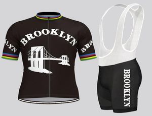2021 New Retro Brooklyn Men039S Summer Cycling Jersey Kit015383760
