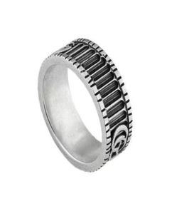 Modering 925 Silverringar för kvinnor Bröllopsringar Män Designer Trendiga smycken Bredd 4mm 6mm Charm Accessory8960436