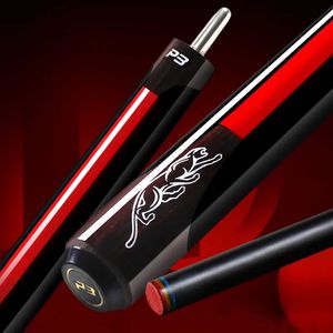 Biljard Cues P3 Model Pool Cue Stick Black Tech Maple Shaft 1311510mm Tips Size 231213