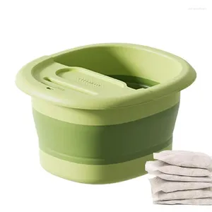 Bath Accessory Set Foot Soaking Tub Portable Bucket With Massage Acupoint High Capacity Basin For Relieving Discomfort And Stress