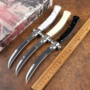 Modello 6 tattico Apertura rapida Mirror Meccanica Blade Acrilico Manico acrilico Hunting Camping Multi Functional Strumento EDC Men's Festival Gift Festival