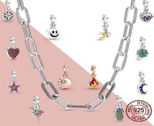 Me Series Chain Necklace Authentic 100% 925 Silver Fit Charms Diy Women Jewelry GiftFN5P252R249E9499853