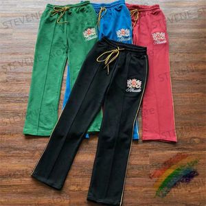 Men's Pants Embroidered Badge Sweatpants Men Women Best Quality Drawstring Casual Pants T231214