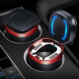 Upgrade Your Car With This Stylish, Smell-Proof, Smokeless Ashtray With LED Blue Light