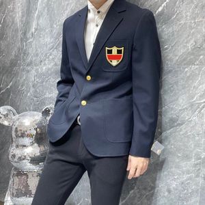 Designer mężczyźni płaszcz płaszcza Business Casual Slim Fit Formal Ruit Blazers Men garnit