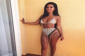 Body Saile Women Sexy Bralette Chain Bra Bikini Biżuteria 2018 Moda Summer Beach Body Biżuteria T2005088674032