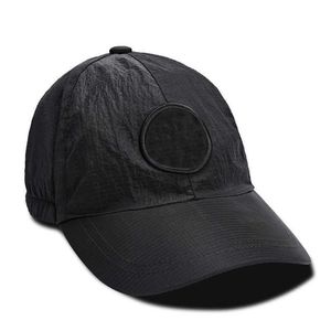 Top Caps Hat Unisex Yüksek Kaliteli Metal Kaplamalı Kumaş Su Geçirmez Malzeme Ada Gündelik Kapak Ayarlanabilir Beyzbol Kapağı 210726267S